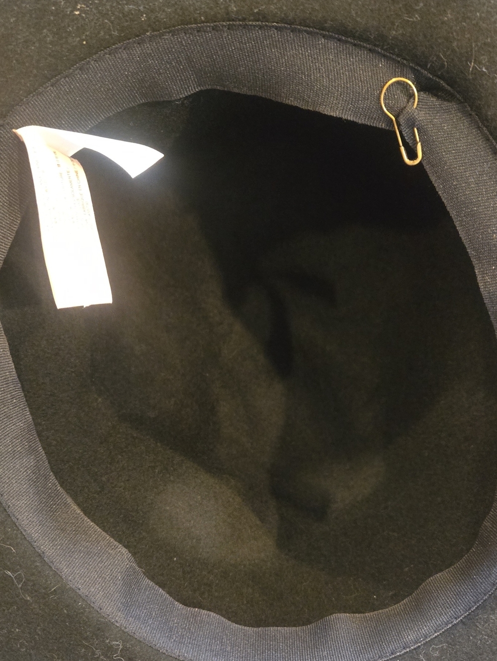 Juicy Couture 100% Black Wool Fedora - Picture 6 of 8